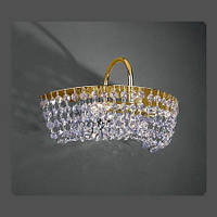 Бра LA LAMPADA WB 1121/2.26 золото/прозорий