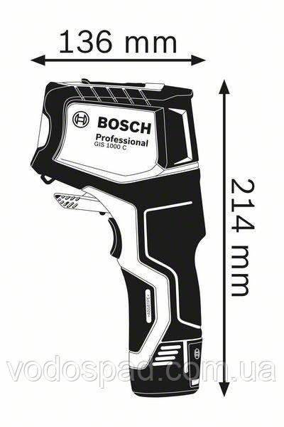 Термодетектор Bosch GIS 1000 C Professional (0601083301) - фото 2 - id-p887686472