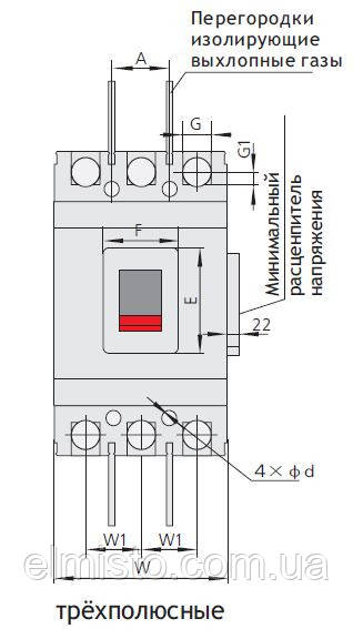 Автоматические выключатели NM1 125S/3300 200А Автоматические выключатели NM1 125S/3300 200А