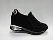Кросівки чорні на товстій підошві. Снікерси. Розміри: 38, 41, фото 3