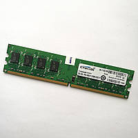 Оперативна пам'ять Crucial DDR2 2Gb 667MHz PC2 5300U 2R8 CL5 Б/В MIX