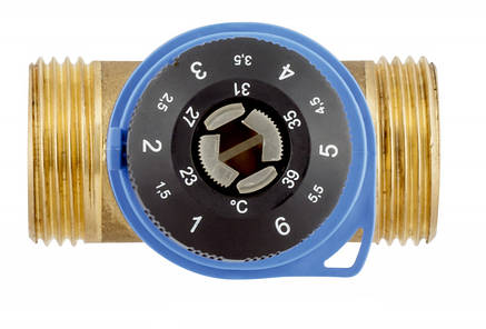 Afriso ATM 343 G3/4" 35-60°С 3-ходовий клапан термозмішувальний, фото 2