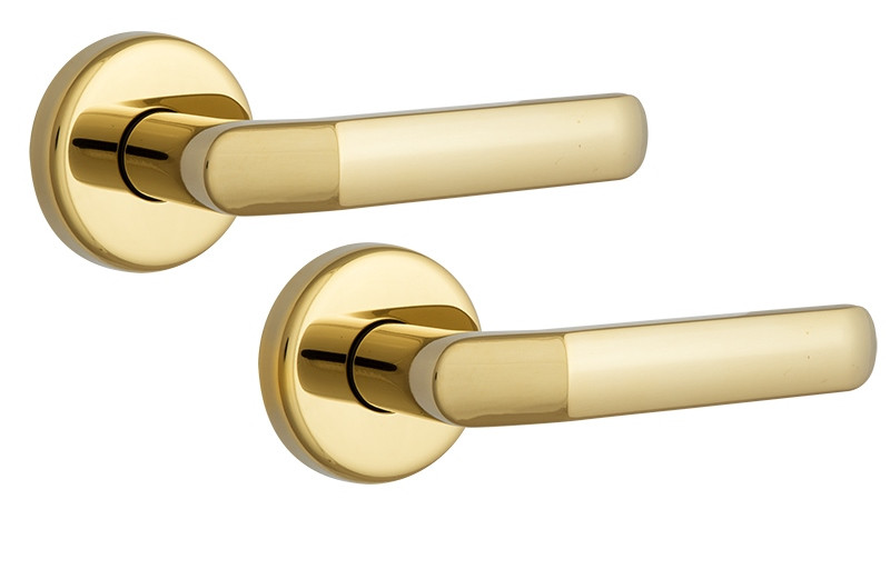 Ручка дверная ROSTEX BARYT SNH55 титан_PVD (Чехия), фото 1