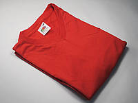 Чоловіча футболка з V-подібним вирізом 61-066-0 Червоний, S