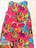 Дитячий сарафан льон Туреччина яскраві фарби 98, 104