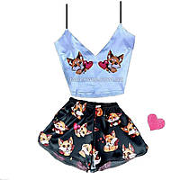 Піжама жіноча Love Fox шовкова XS-S