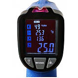 Пірометр Flus IR-817 (-50 ° с до +550 ° с) з термопарою К-типу, виміру вологості й температури повітря, DEW, фото 4