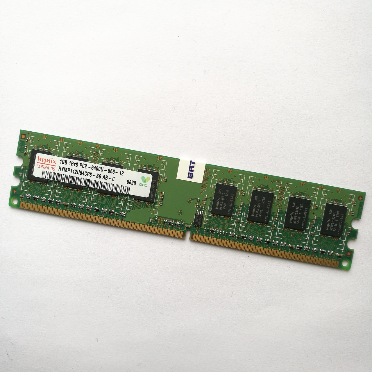 Оперативная память Hynix DDR2 1Gb 800MHz PC2 6400U CL6 (HMP112U64CP8-S6 AB-C) Б/У, фото 1