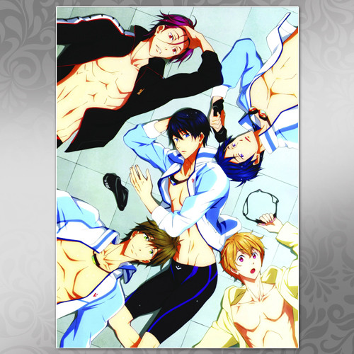 Плакат аніме Вільний! А3 | Free! 013, фото 1