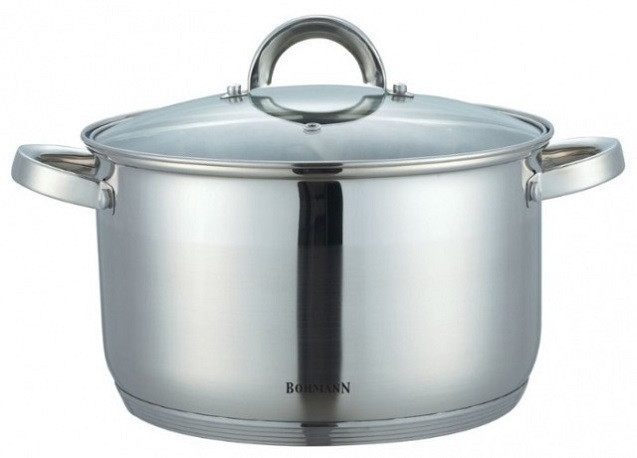 Каструля Bohmann BH 1424 6,6 л нержавіюча сталь