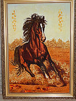 Янтарные картины. Картина Лошадь №4