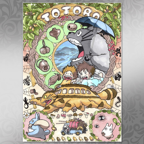 Плакат А3 Аніме My Neighbor Totoro 010, фото 1