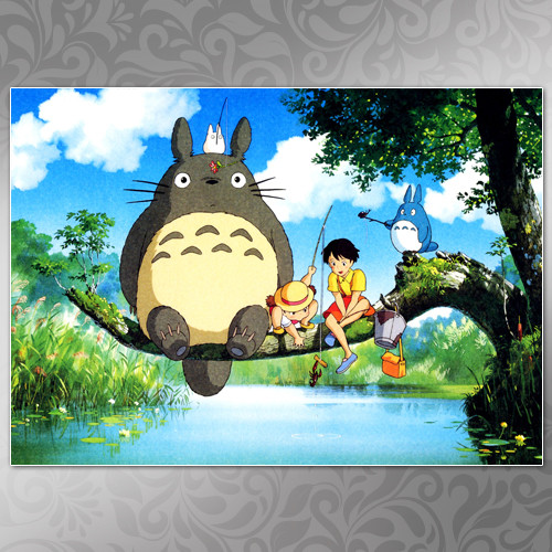 Плакат А4 Аніме My Neighbor Totoro 007, фото 1