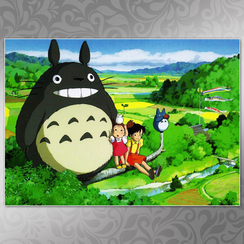 Плакат А4 Аніме My Neighbor Totoro 004, фото 1