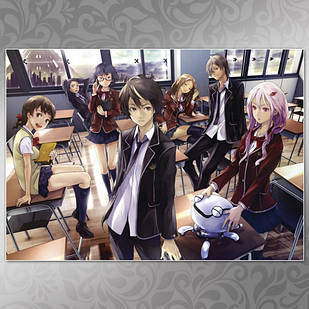 Плакат аніме Вінець грiхiв А3 | Guilty Crown 005