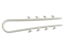 Тримач для круглого кабелю електропроводки (дюбель-ялинка) 10 мм (100 шт/уп)