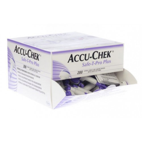 Система для проколювання Accu-Chek Safe-T-Pro Plus, 200 шт.