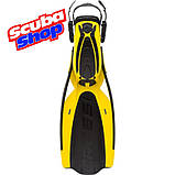 Ласти CRESSI Thor з відкритою п'ятою (чорно-жовті), фото 3