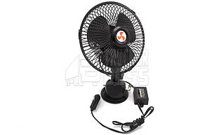 Вентилятор 24V 6" з присоскою