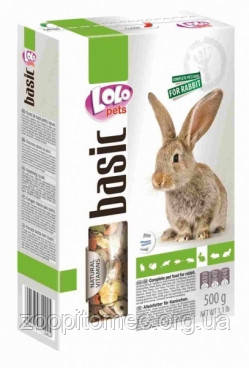Lolo Pets (Лоло Петс) Повнораціонний корм для кроликів, 500 г