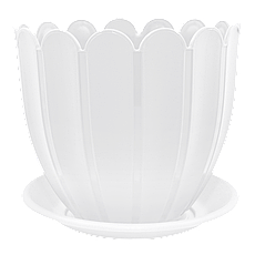 Вазон "Марго" з підставкою 12*10см.-0,6 л, фото 4