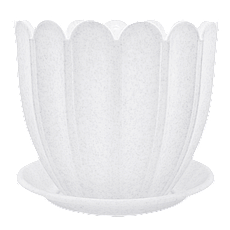 Вазон "Марго" з підставкою 12*10см.-0,6 л, фото 5