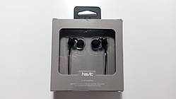 Навушники-гарнітура внутрішньоканальні (вакуумні) HAVIT HV-E69P, black