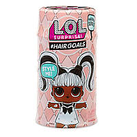 Кукла лол сюрприз в капсуле с настоящими волосами L.O.L. Surprise! S5 Hairgoals Makeover Series Surprises