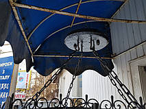 Кованая люстра ручной работы 6