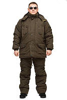 Зимовий утеплений костюм для полювання та риболовлі Хакі. Розмір 48-50 