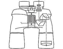 Бінокль Falcon Bushnell 10x50, фото 4