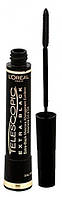 Тушь для ресниц Loreal Telescopic Extra-Black Объем Лореаль Телескопик