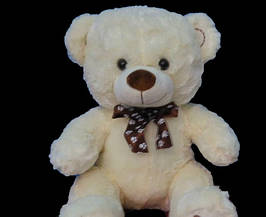 Мишко 52 см плюшевий ведмідь з бантом відмінний подарунок дитині або дівчині на День Народження, 8 березня