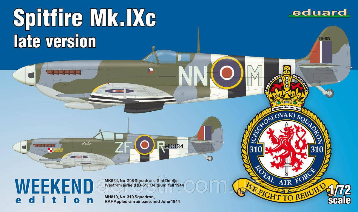 Spitfire Mk.IXc late version 1/72 Eduard 7431