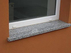 Підвіконня гранітне світло-сіре