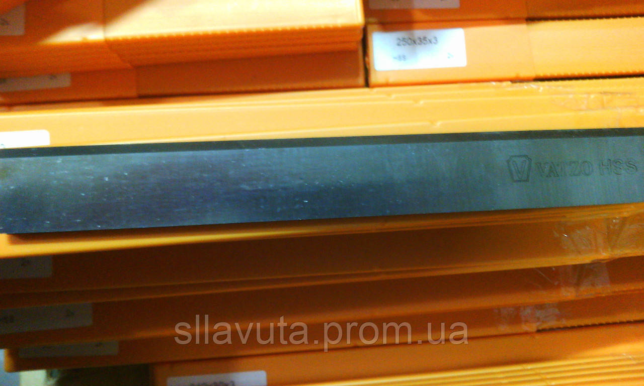 Нож строгальный VATZO HSS 18%W 350х35х3 - фото 2 - id-p888439493