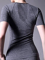 Футболка спортивна меланжева Giulia T-Shirt Sport Melange сірого кольору розмір S, фото 5