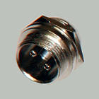 Роз'єм гарнітурниq MIC 2pin Мale (штекер), монтажний, діам.-16мм