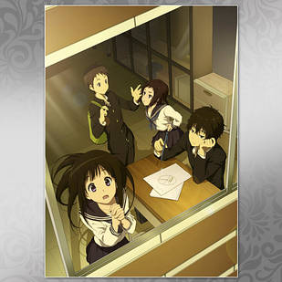 Плакат A4  Аніме Hyouka 002