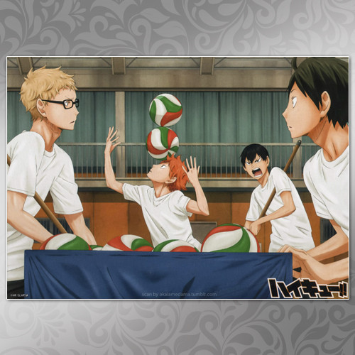 Плакат A4 Аниме Haikyuu! 004