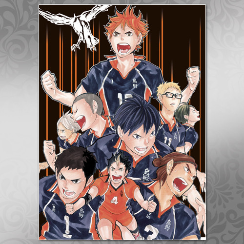 Плакат A4 Аниме Haikyuu! 011