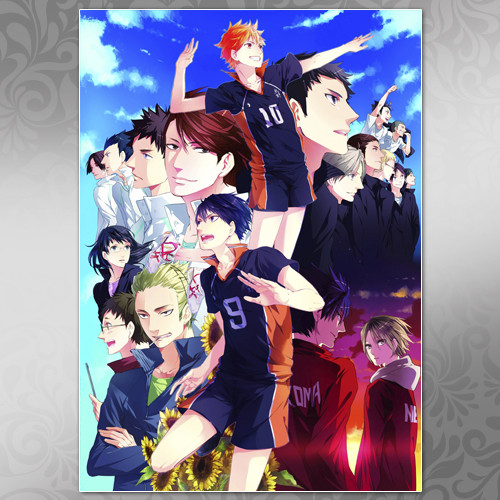 Плакат A4 Аниме Haikyuu! 013
