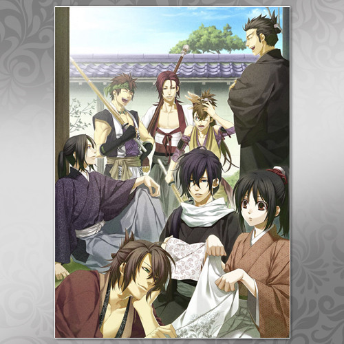 Плакат А4  Аніме Hakuouki Shinsengumi Kitan 003, фото 1