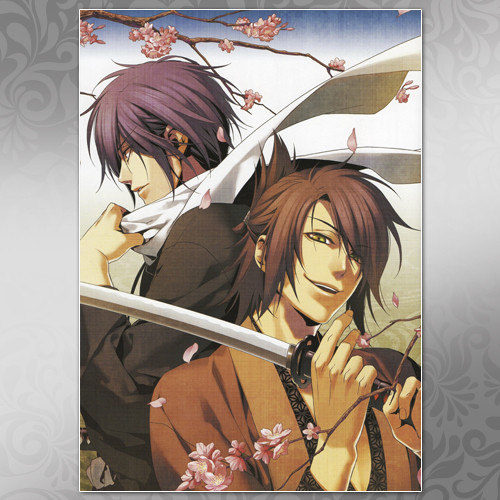 Плакат А3 Hakuouki Shinsengumi Kitan 006, фото 1