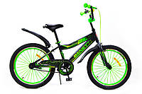Детский велосипед 20 Benetti Vito черно-зелёный
