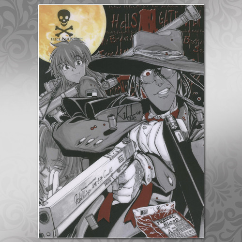 Плакат A4 Аніме Hellsing 005