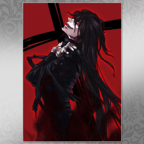 Плакат A4 Аніме Hellsing 007