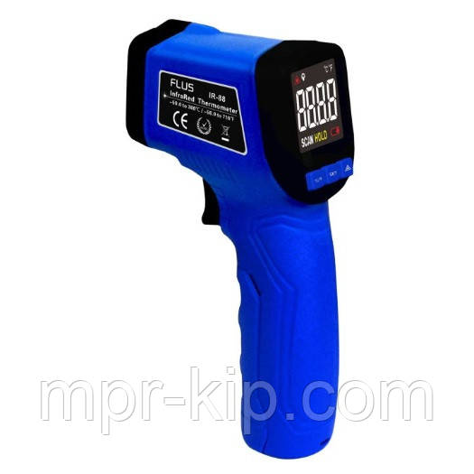 Пірометр Flus IR-89 (-50-580 °C) EMS 0,1-1,0; DS: 13:1, фото 1