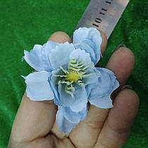 Квітка голова Яблуні 5 см. Блакитний.