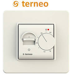 Терморегулятор для теплої підлоги TERNEO mex (DS Electronics) Україна Слонова кістка